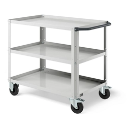vendita online Carrello clever 1005 large mm.1024x615x847h - grigio chiaro ral7035 Carrelli e Contenitori Per Officina - Moduli Per Carrelli Fami